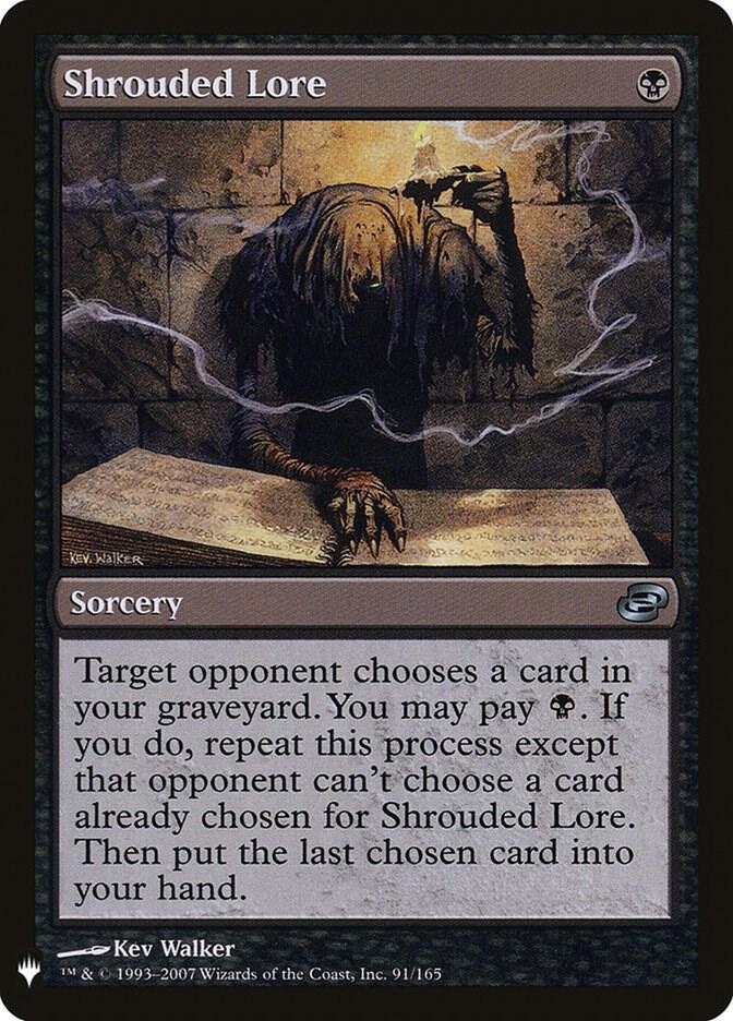 Shrouded Lore [The List Reprints] 91