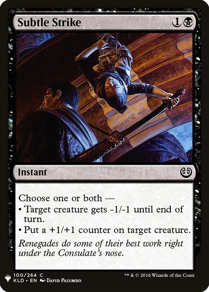 Subtle Strike [The List Reprints] 100