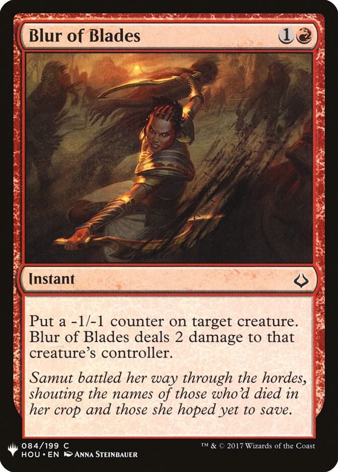 Blur of Blades [The List Reprints] 84