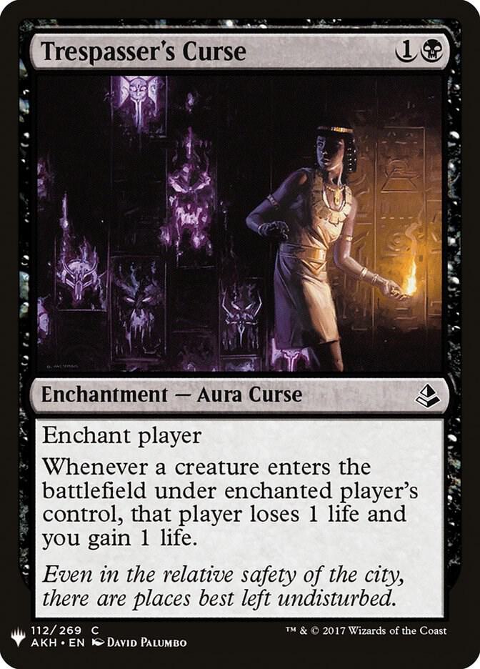 Trespasser's Curse [The List Reprints] 112