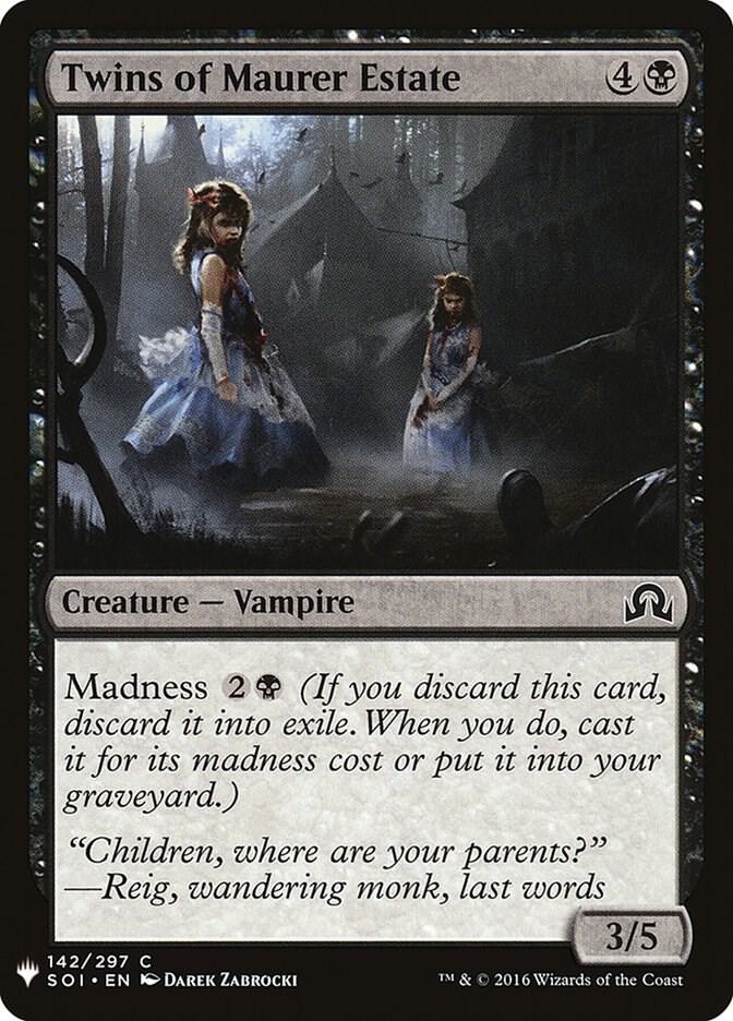 Twins of Maurer Estate [The List Reprints] 142