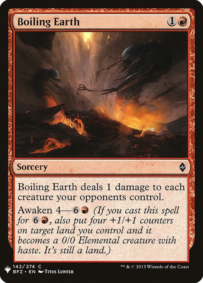 Boiling Earth [The List Reprints] 142