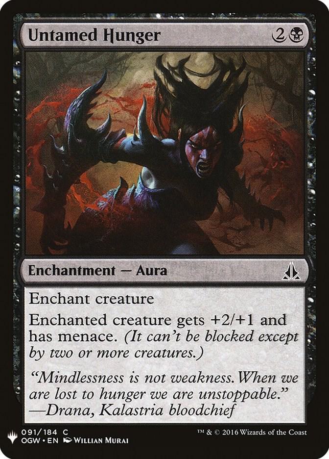 Untamed Hunger [The List Reprints] 91
