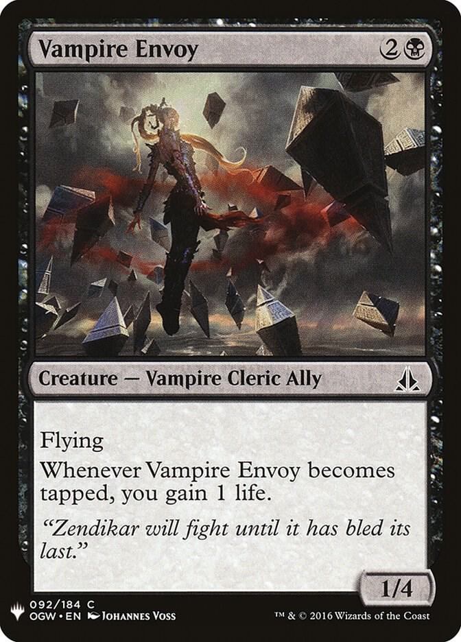 Vampire Envoy [The List Reprints] 92