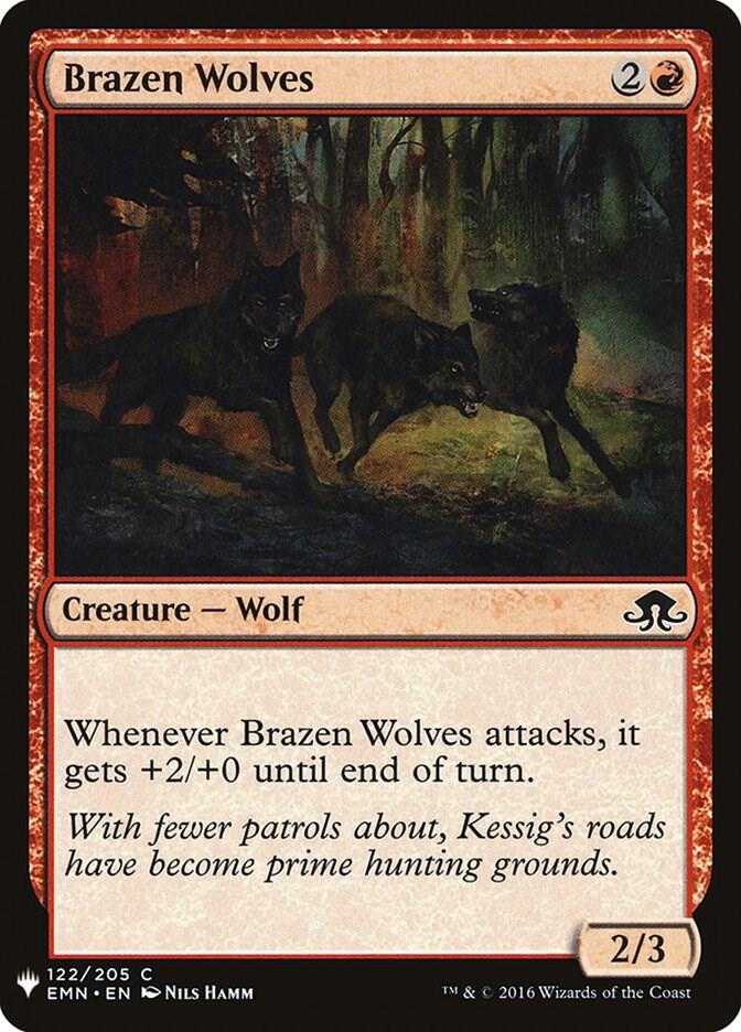Brazen Wolves [The List Reprints] 122