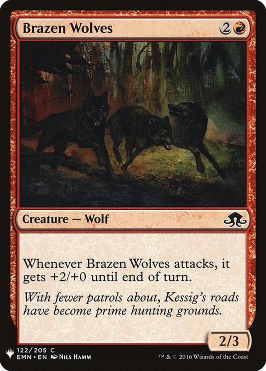 Brazen Wolves [The List Reprints] 122