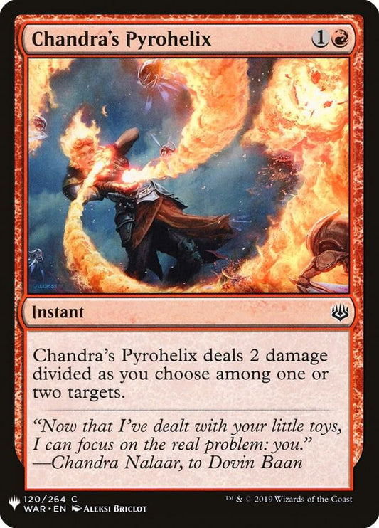 Chandra's Pyrohelix [The List Reprints] 120