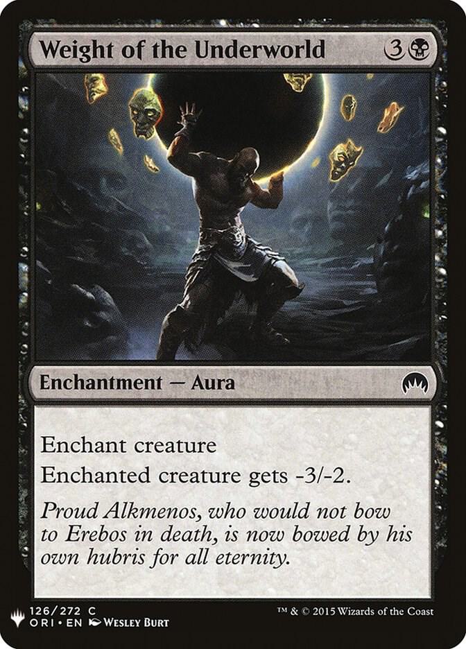 Weight of the Underworld [The List Reprints] 126