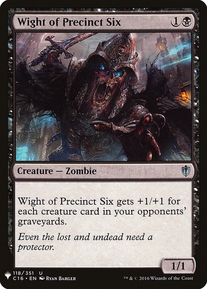 Wight of Precinct Six [The List Reprints] 118