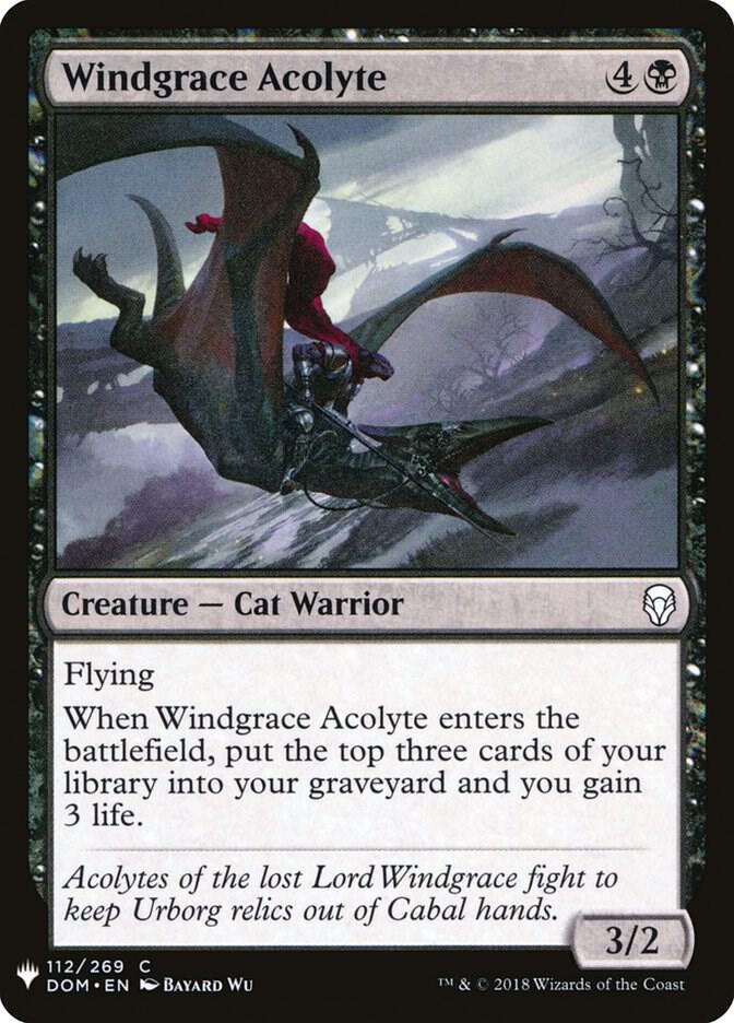 Windgrace Acolyte [The List Reprints] 112