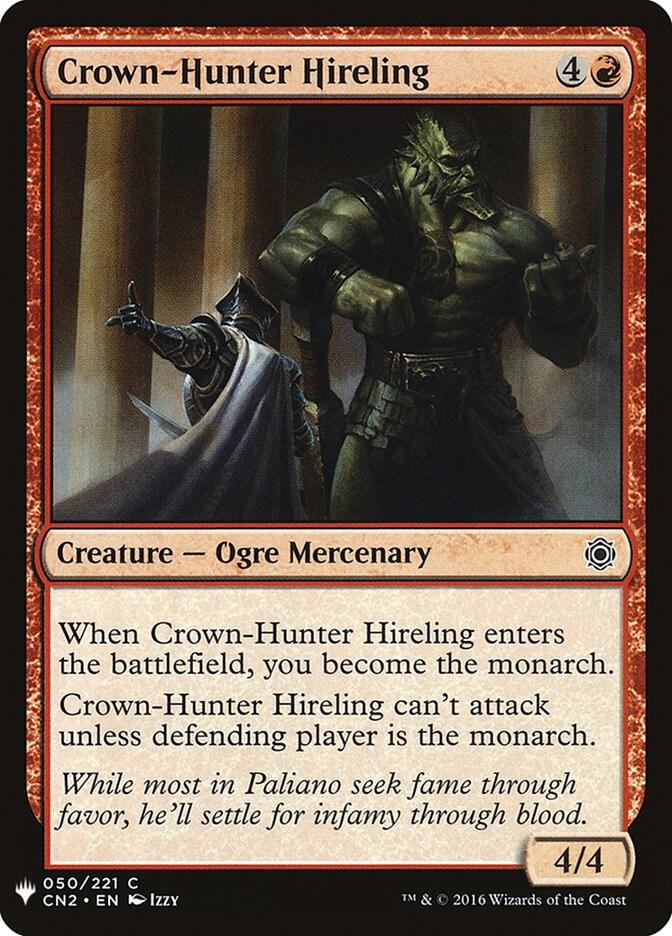 Crown-Hunter Hireling [The List Reprints] 50