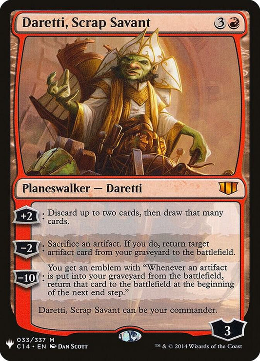 Daretti, Scrap Savant (C14) [The List Reprints] 033/337