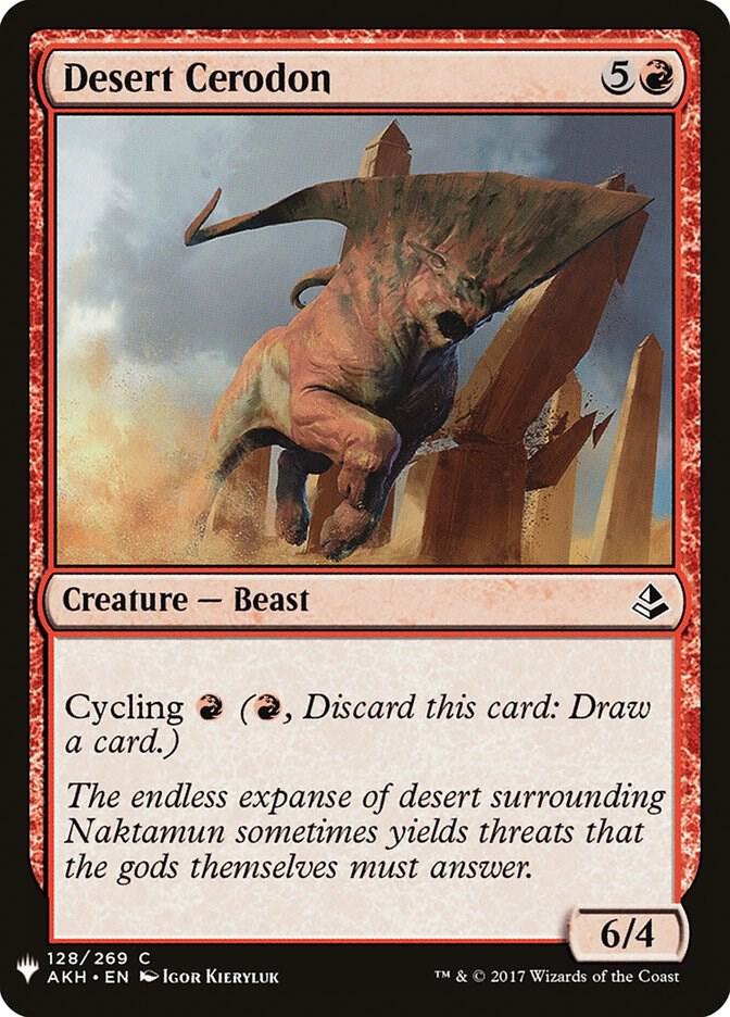 Desert Cerodon [The List Reprints] 128