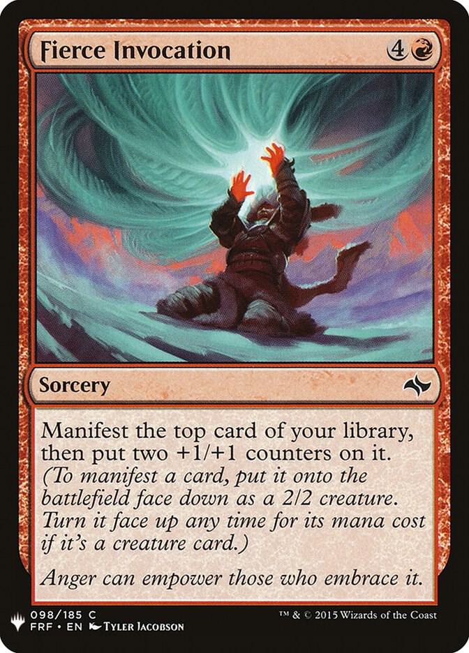 Fierce Invocation [The List Reprints] 98