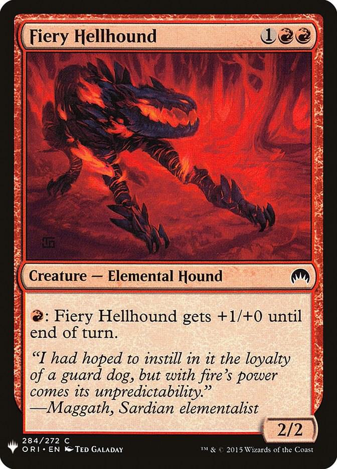 Fiery Hellhound [The List Reprints] 284