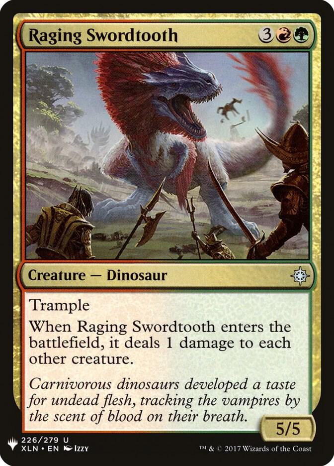 Raging Swordtooth [The List Reprints] 226