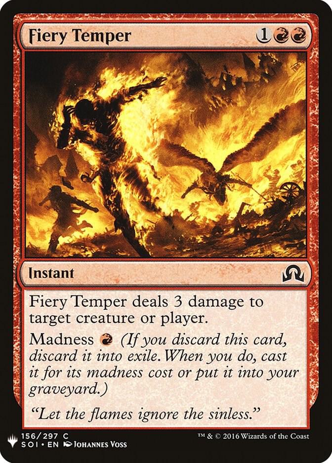Fiery Temper [The List Reprints] 156