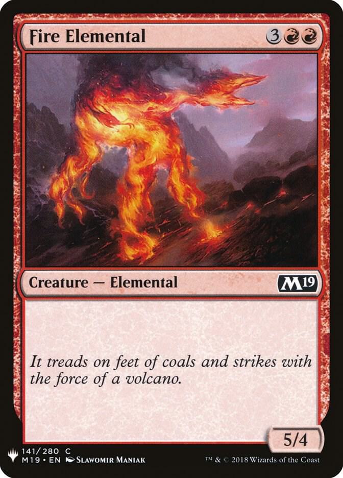 Fire Elemental [The List Reprints] 141