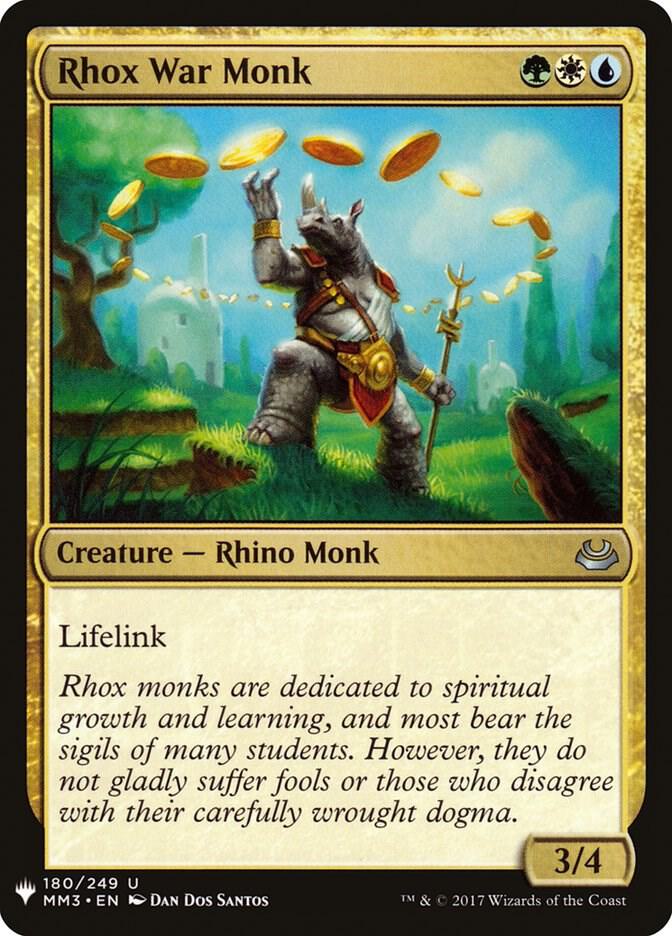 Rhox War Monk [The List Reprints] 180