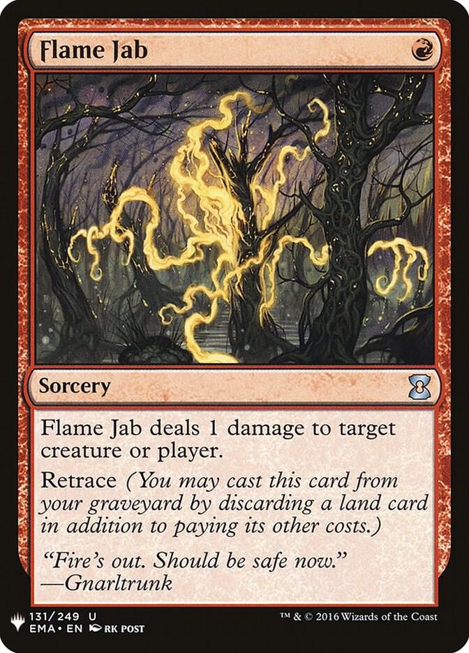Flame Jab [The List Reprints] 131