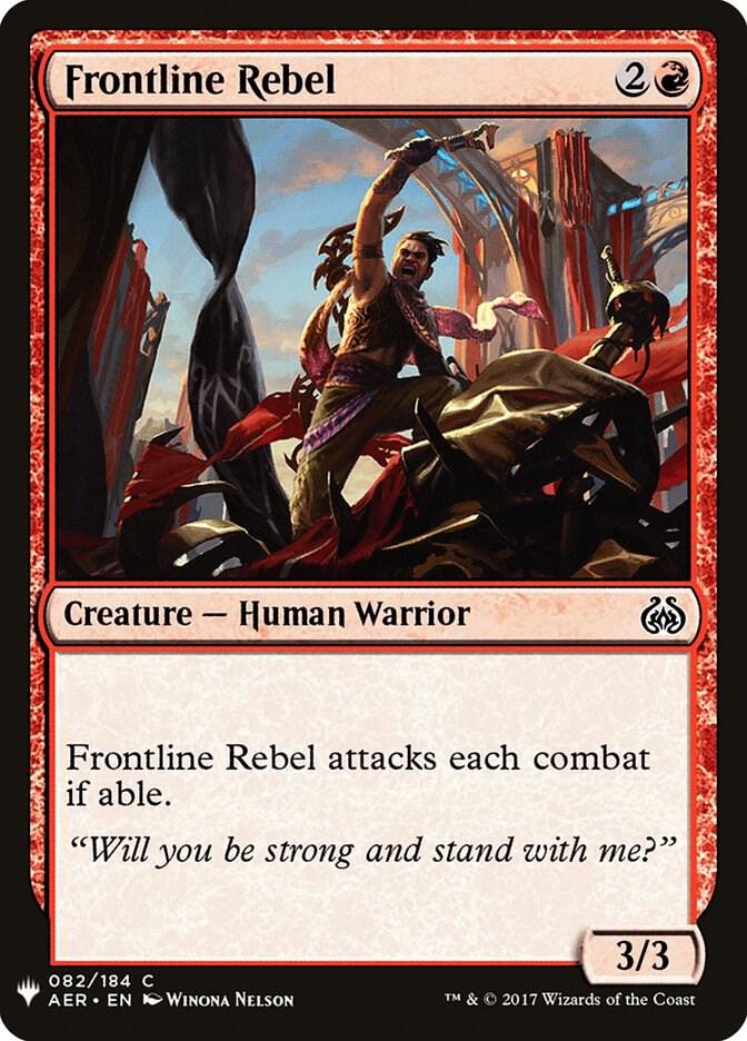 Frontline Rebel [The List Reprints] 82