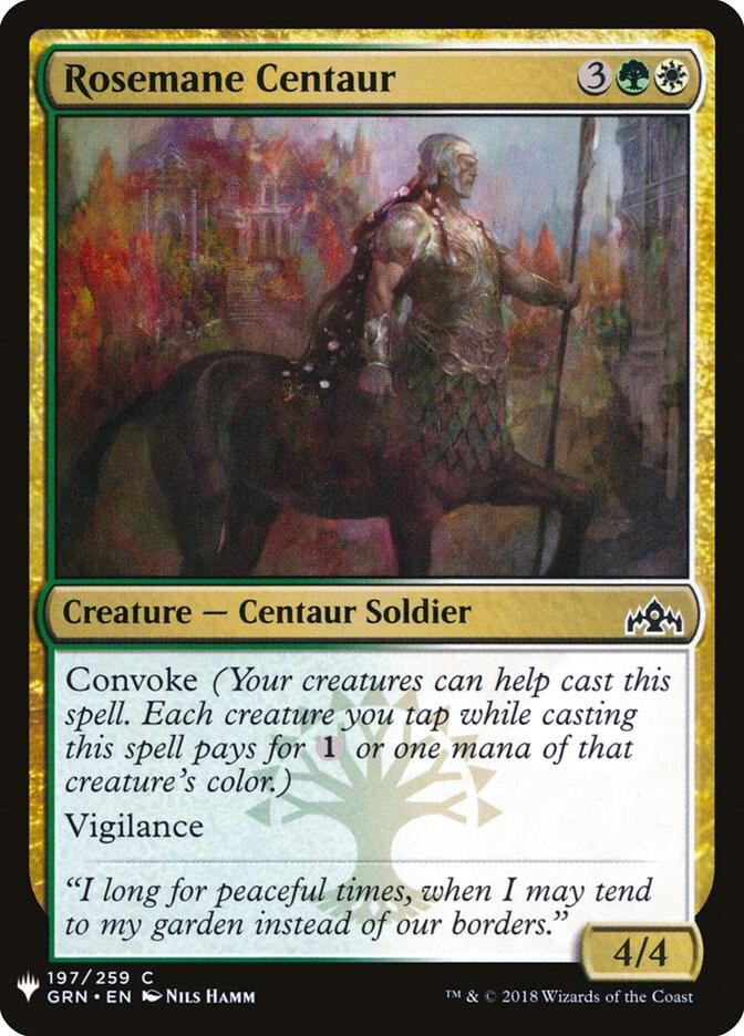 Rosemane Centaur [The List Reprints] 197