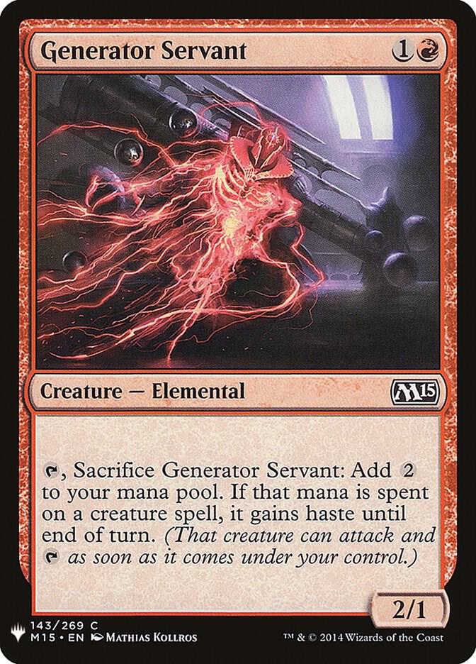 Generator Servant [The List Reprints] 143