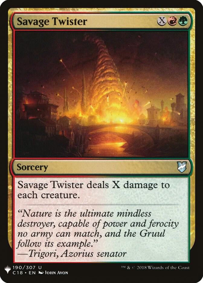 Savage Twister [The List Reprints] 190