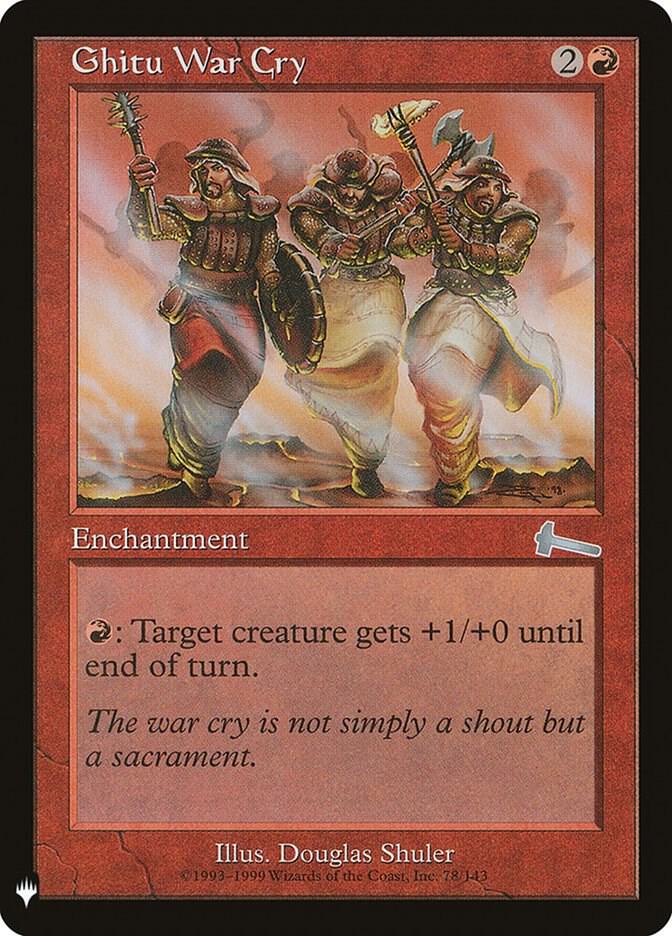 Ghitu War Cry [The List Reprints] 78