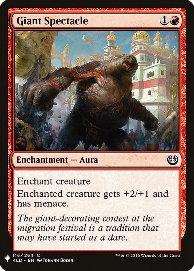Giant Spectacle [The List Reprints] 116