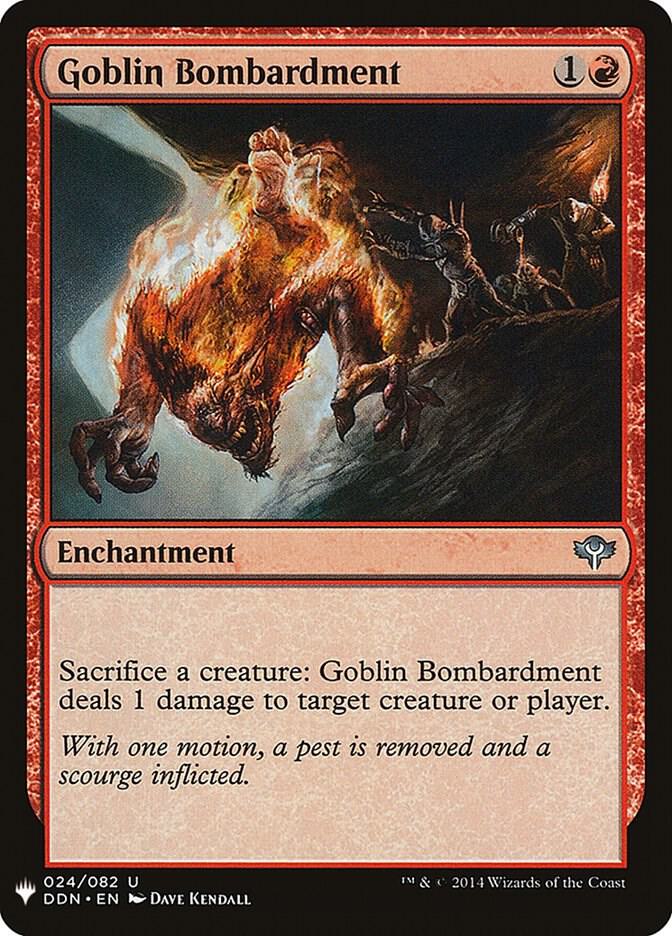 Goblin Bombardment (DDN) [The List Reprints] 24