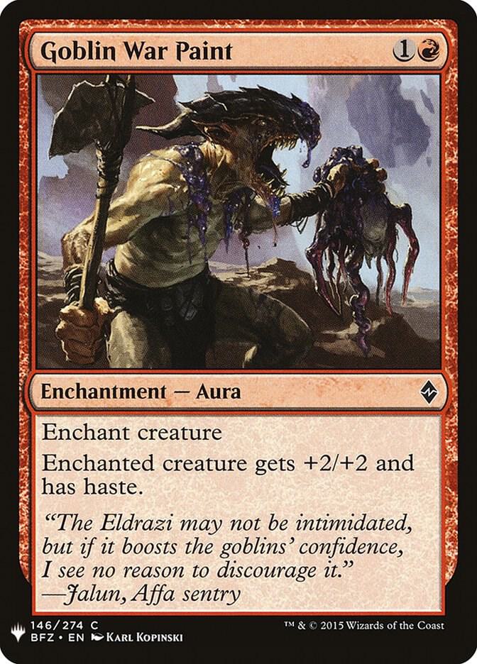 Goblin War Paint [The List Reprints] 146