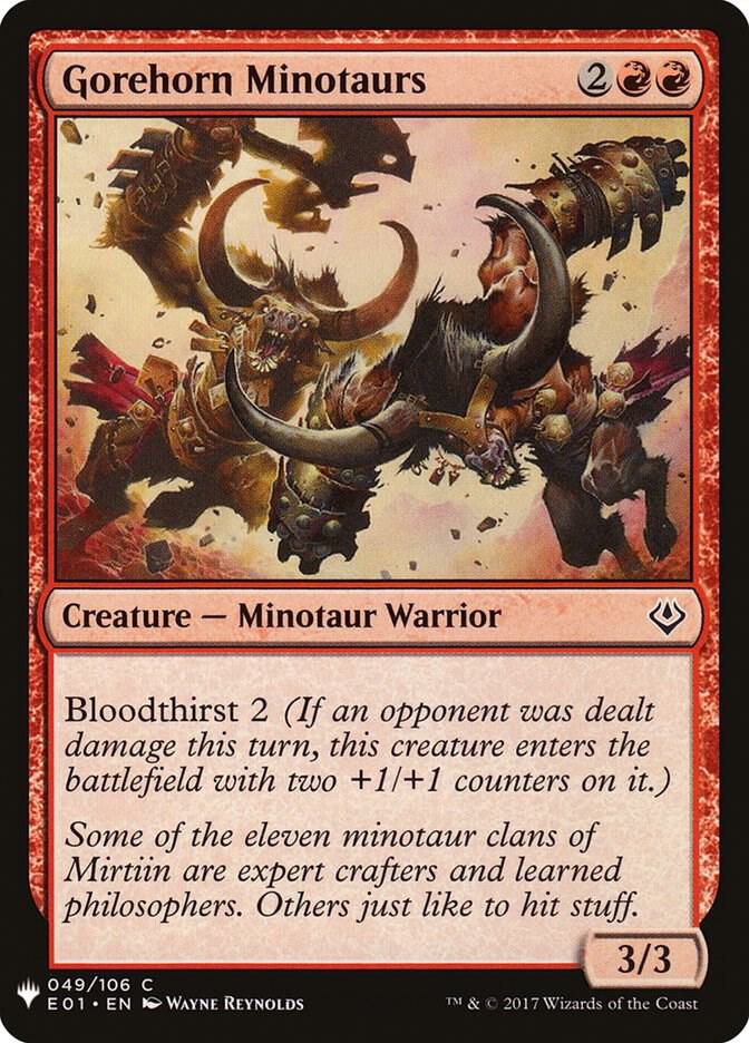 Gorehorn Minotaurs [The List Reprints] 49