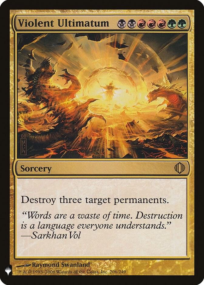 Violent Ultimatum [The List Reprints] 206/249