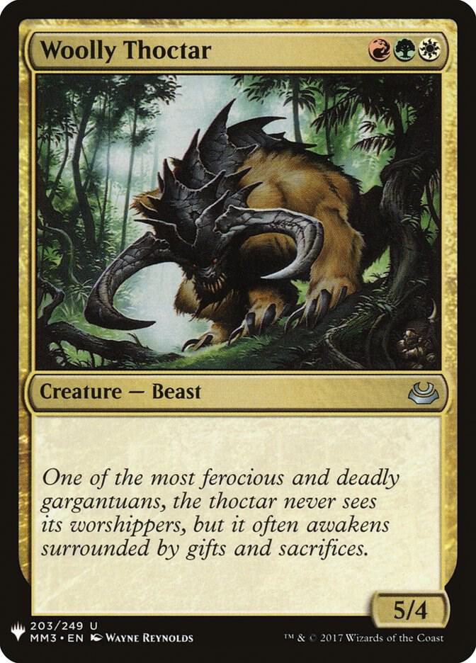 Woolly Thoctar [The List Reprints] 203