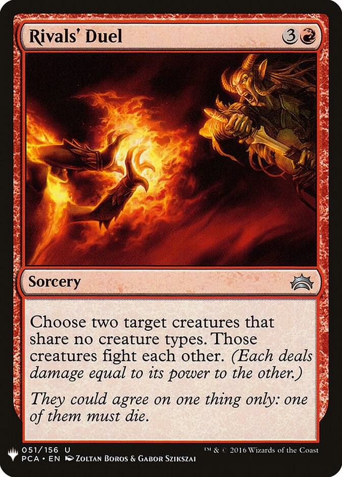Rivals' Duel [The List Reprints] 51