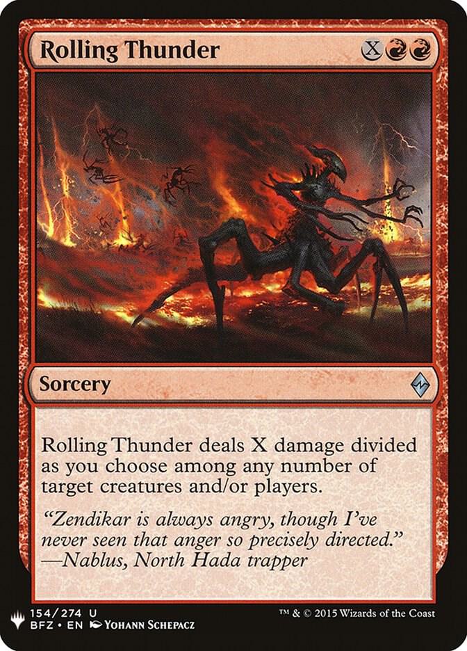 Rolling Thunder [The List Reprints] 154