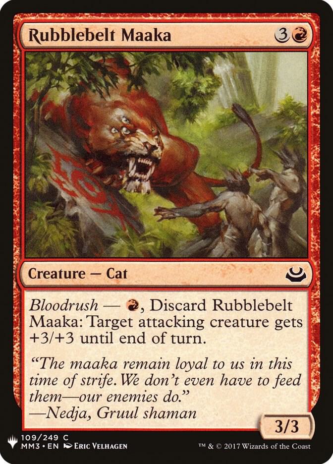Rubblebelt Maaka [The List Reprints] 109
