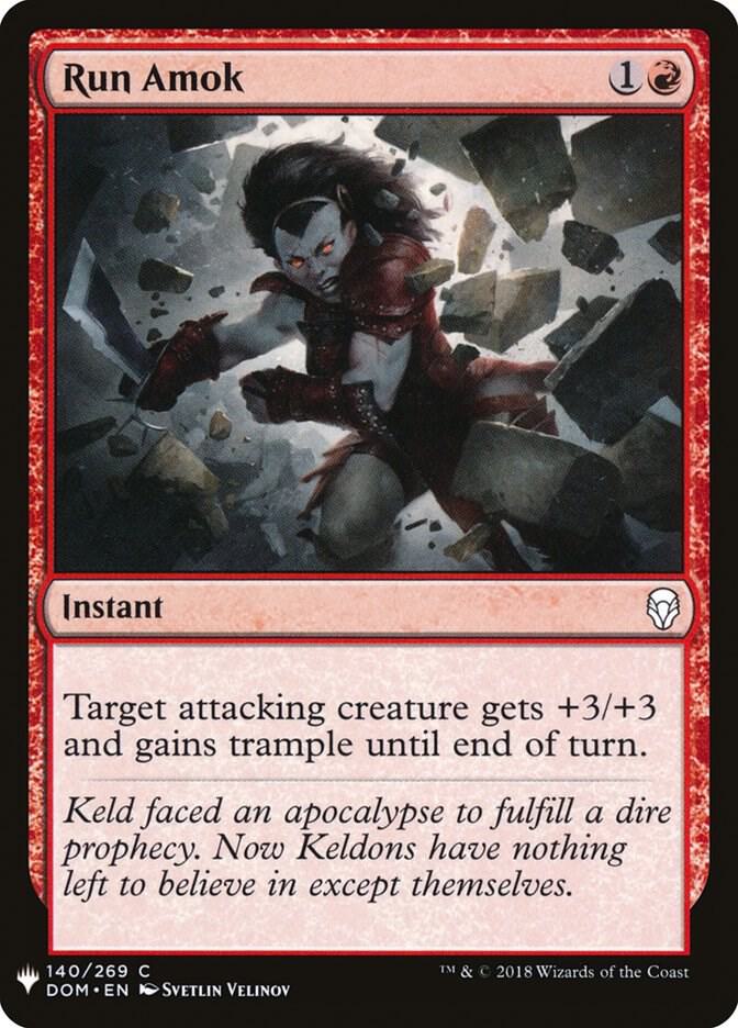 Run Amok [The List Reprints] 140