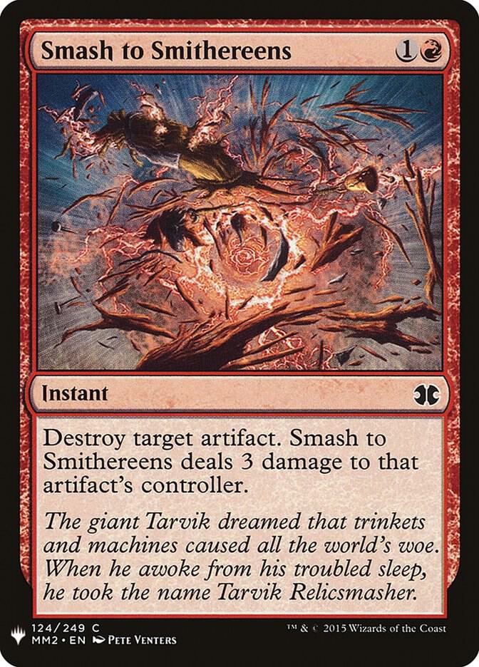 Smash to Smithereens [The List Reprints] 124