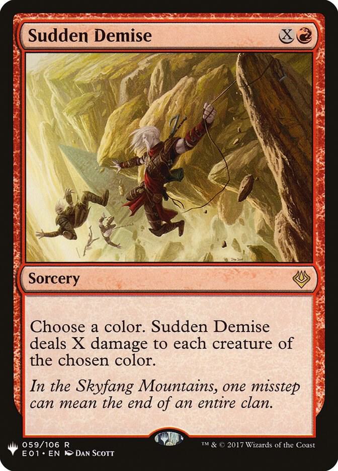 Sudden Demise [The List Reprints] 059/106