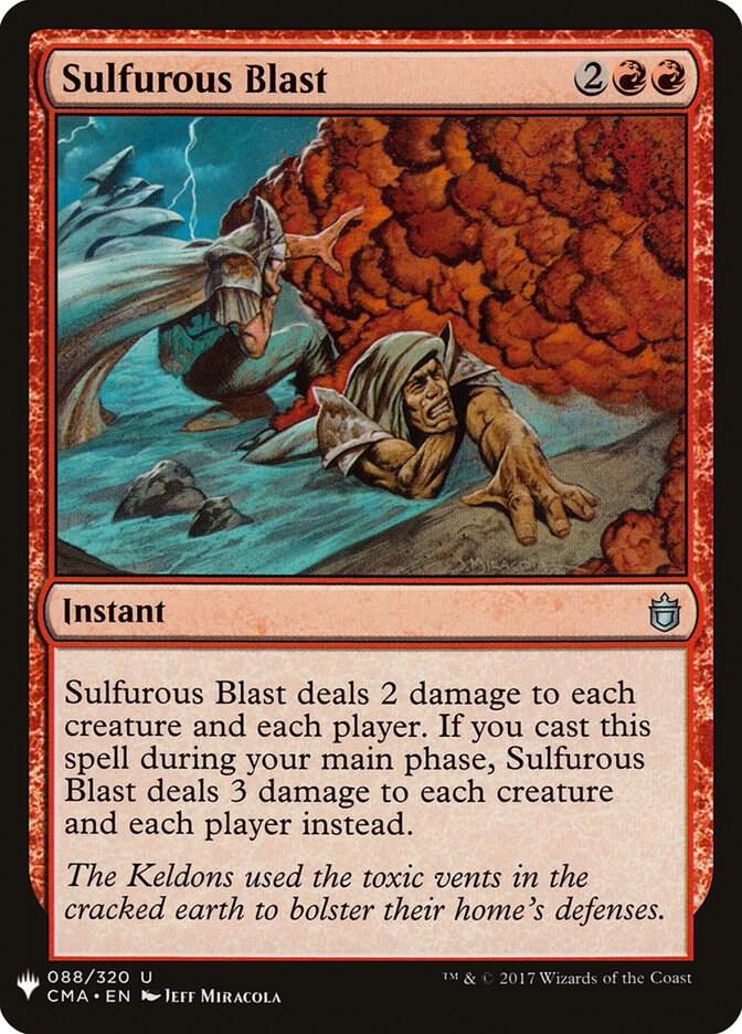 Sulfurous Blast [The List Reprints] 88