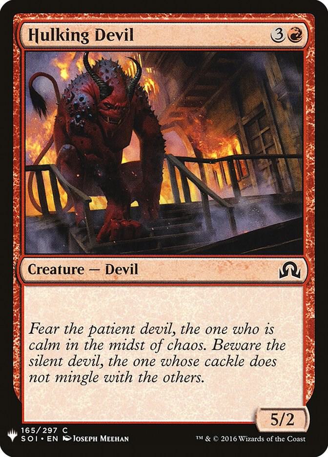 Hulking Devil [The List Reprints] 165