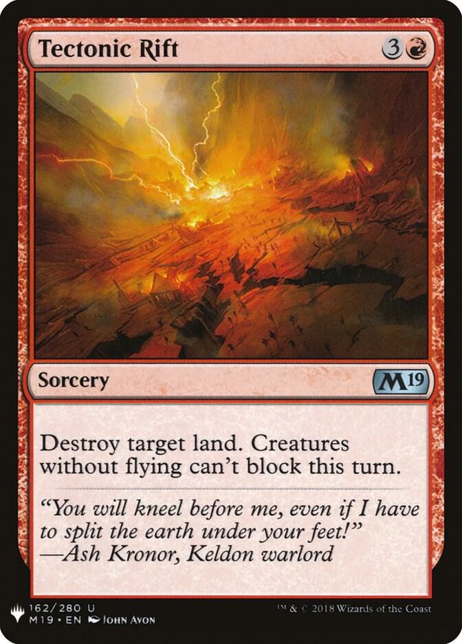 Tectonic Rift [The List Reprints] 162
