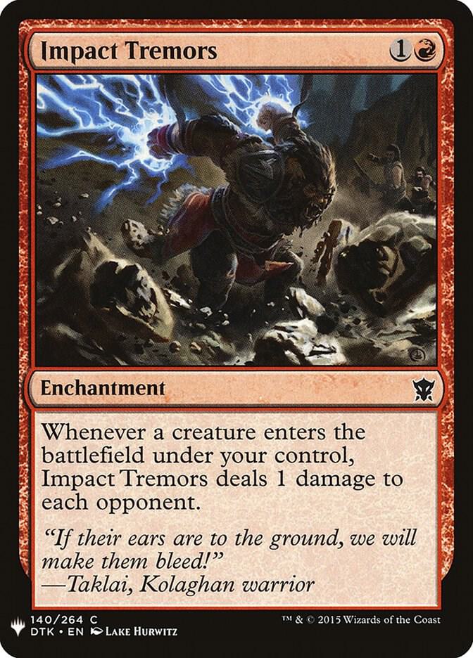 Impact Tremors (DTK) [The List Reprints] 140