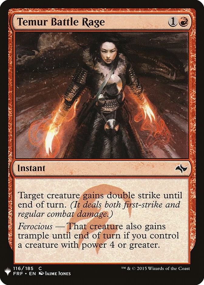Temur Battle Rage (FRF) [The List Reprints] 116