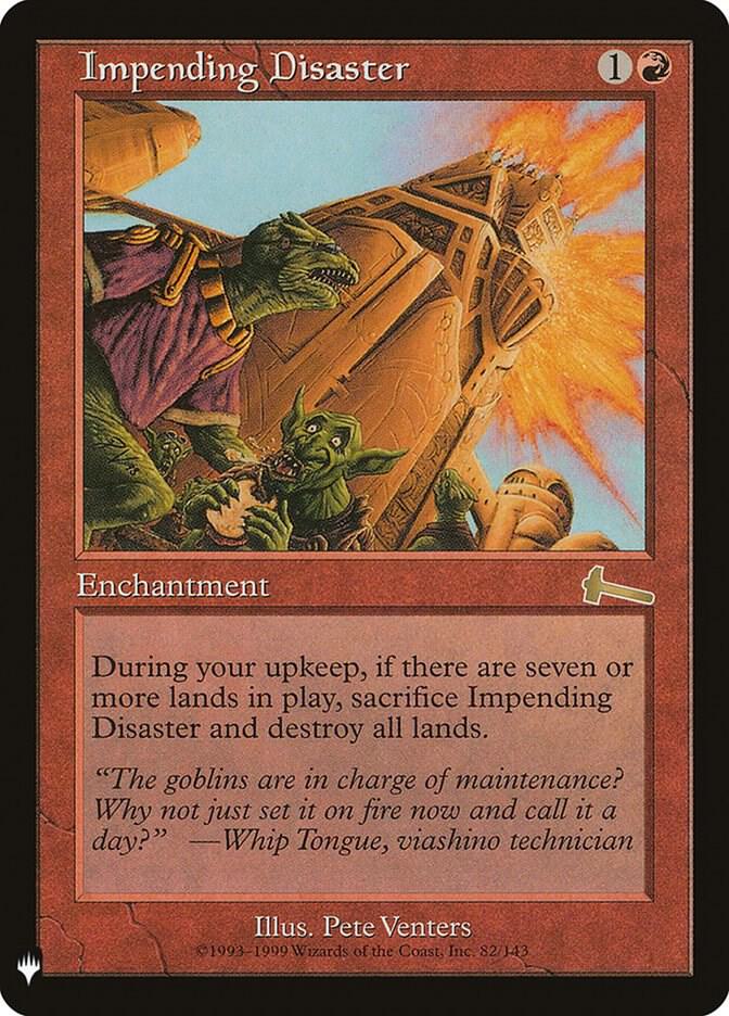 Impending Disaster [The List Reprints] 82