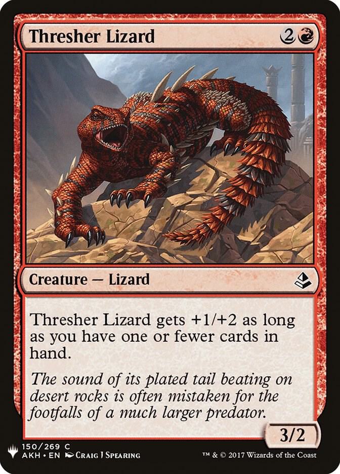 Thresher Lizard [The List Reprints] 150