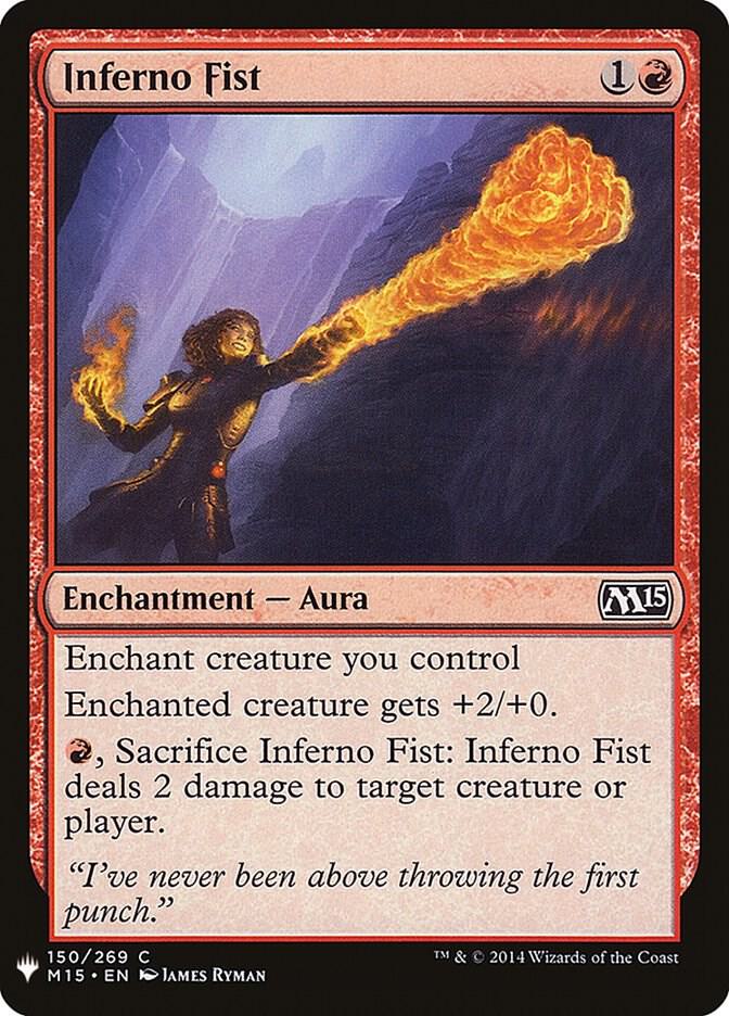 Inferno Fist [The List Reprints] 150