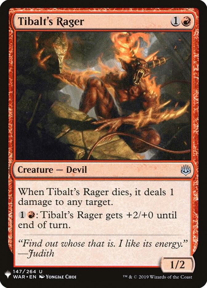 Tibalt's Rager [The List Reprints] 147